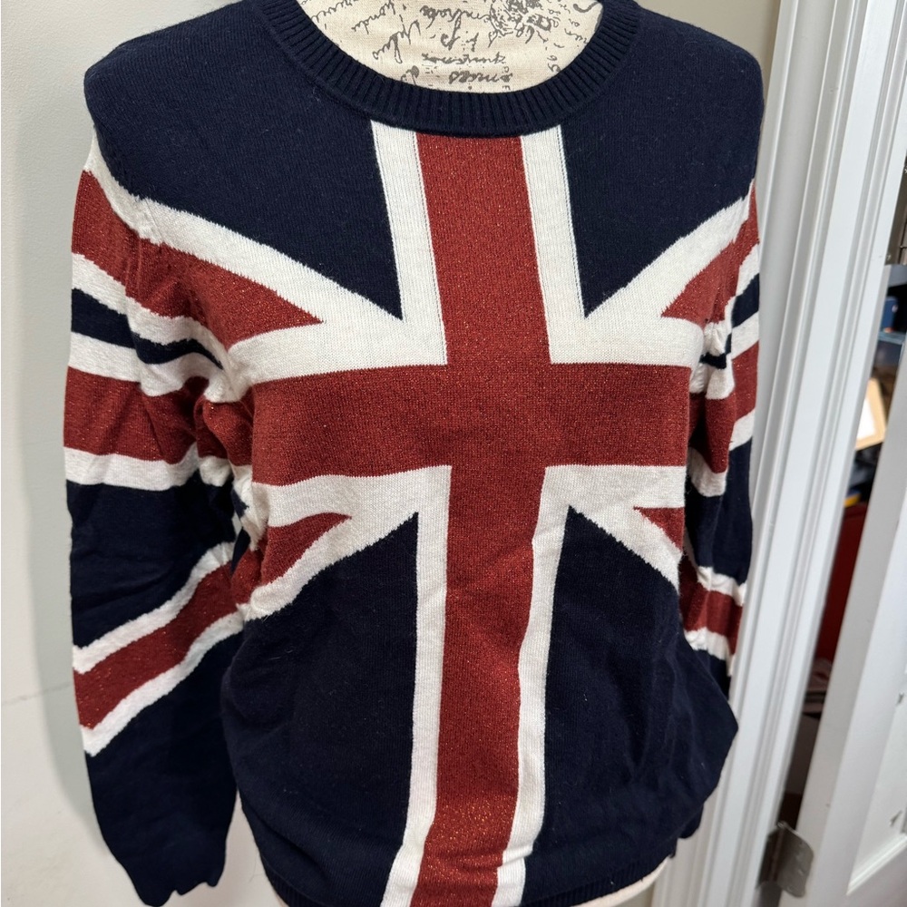 Boden Union Jack Sweater Jumper Crewneck - Picture 3 of 15